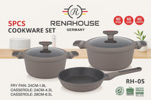 Set de Ollas de 5 piezas Renahouse Germany
