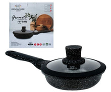 Sartén Antiadherente En Mármol Tapa De Vidrio 18 cm Renahouse