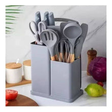 Utensilios de cocina con tabla 19 piezas