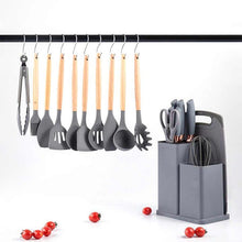 Utensilios de cocina con tabla 19 piezas