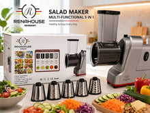 Picador y Rallador Eléctrico de Verduras Renahouse 5 en 1