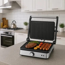Asador Plancha Parrilla electrica Doble 2200w Antiadherente