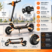 Scooter Eléctrico NAGO G2 – Potencia, autonomía y diseño todoterreno de Renahouse Germany