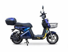 Moto Eléctrica para 2 personas con cesta y baúl Renahouse Germany