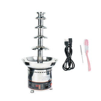 Fuente De Chocolate Industrial 5 Niveles En Acero 304 150w